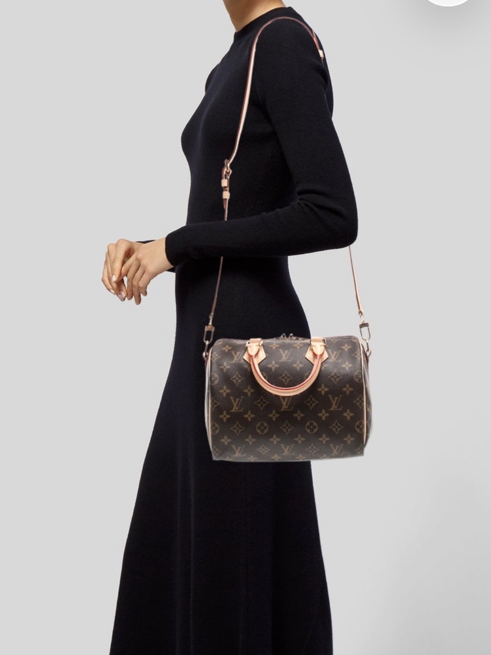 Brown Monogram Canvas Bandoulière Crossbody Bag